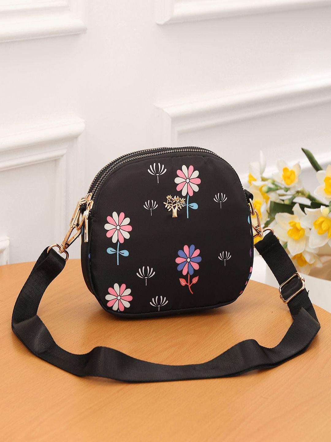 diva dale floral printed structured sling bag