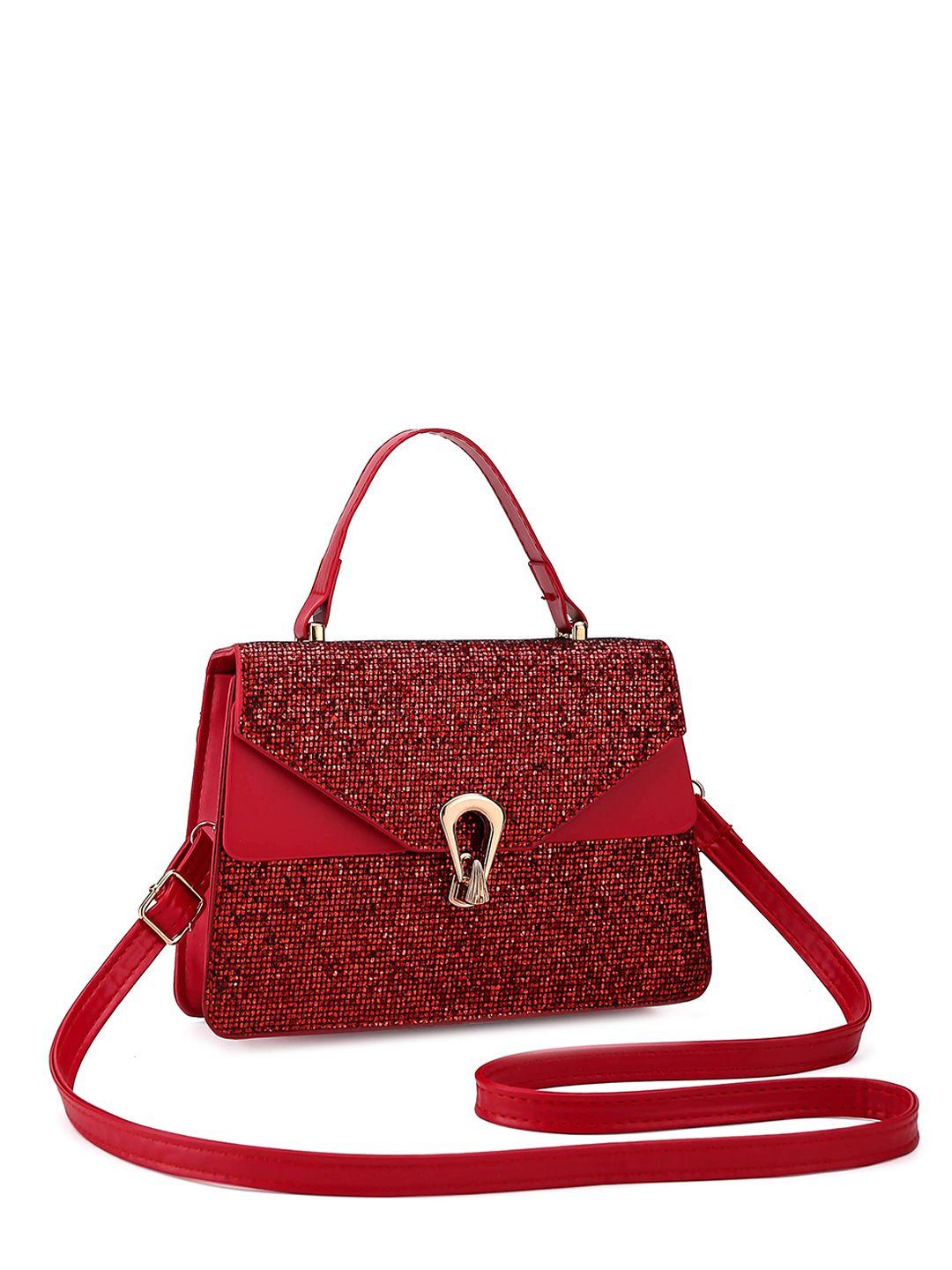 diva dale textured embellished structured sling bag