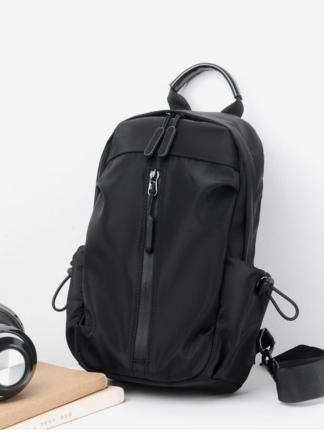 diva dale unisex black backpack with usb charging port