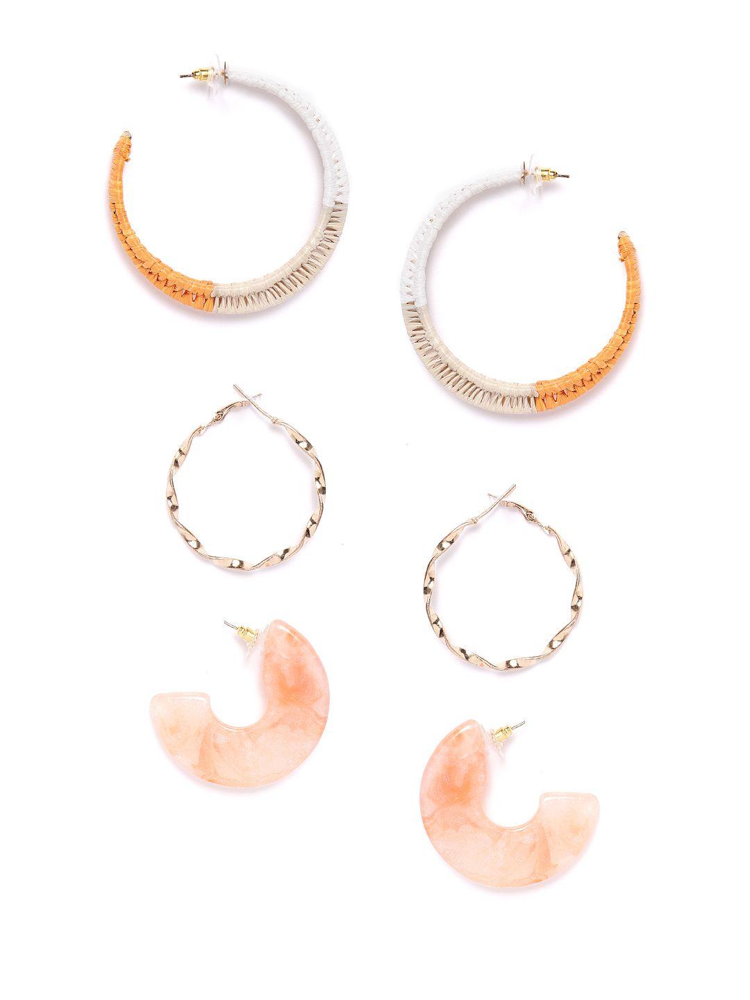 diva walk exclusive set of 3 earrings