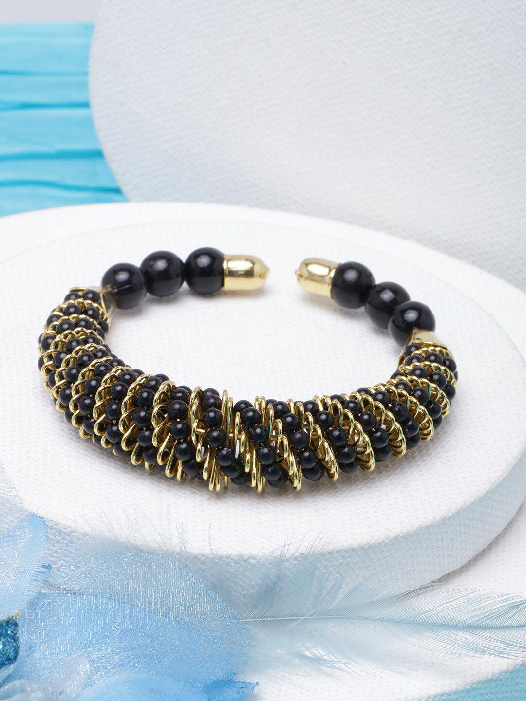 diva walk women brass gold-plated bangle-style bracelet