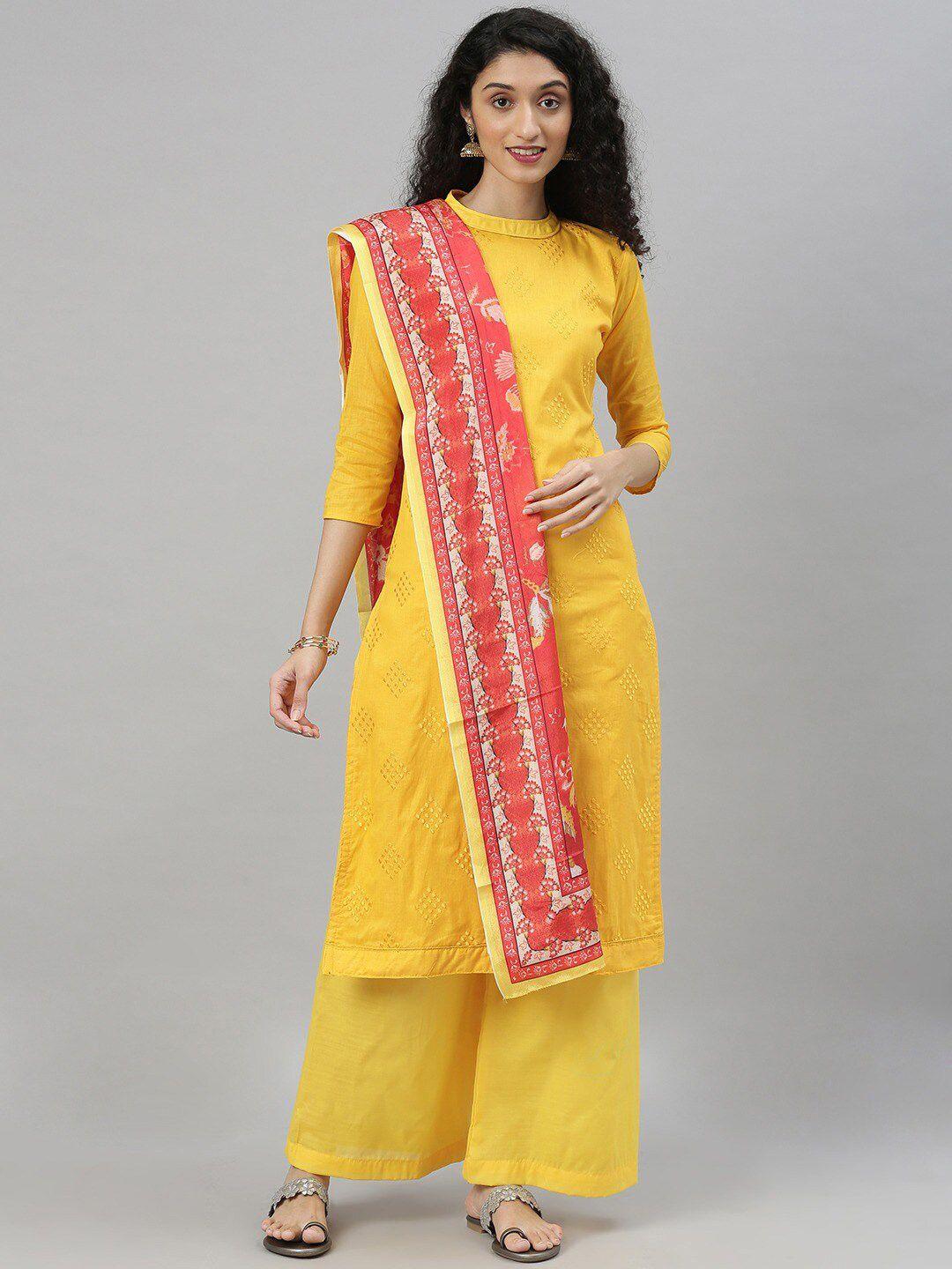 divastri embroidered unstitched dress material