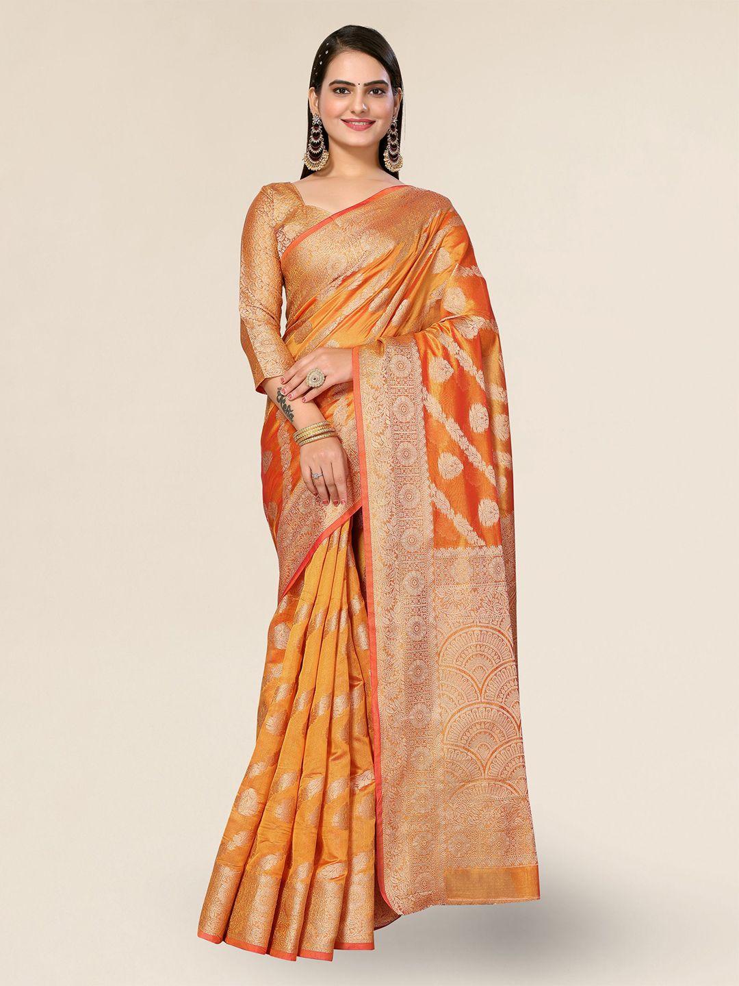 divastri ethnic motifs woven design zari detail saree