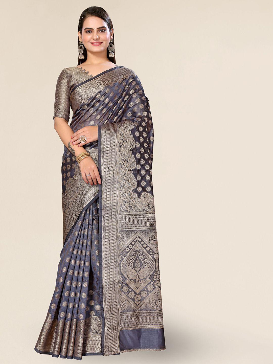 divastri ethnic motifs woven design zari organza saree