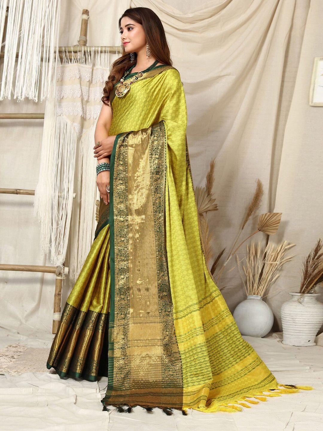 divastri ethnic motifs woven design zari silk cotton kanjeevaram saree