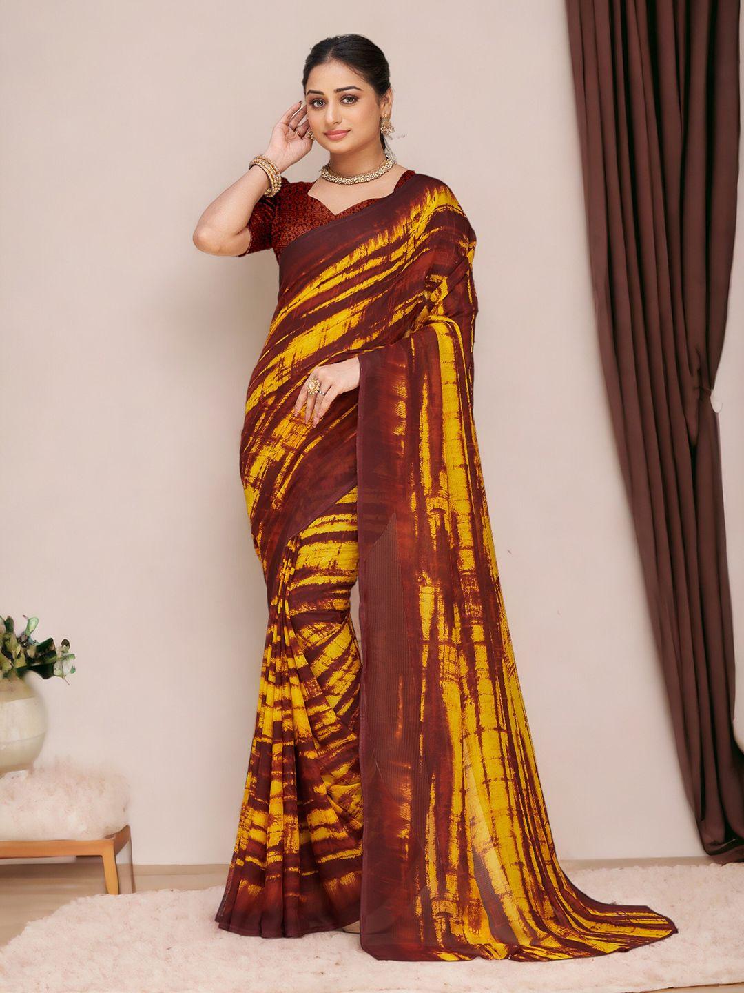 divastri tie and dye saree