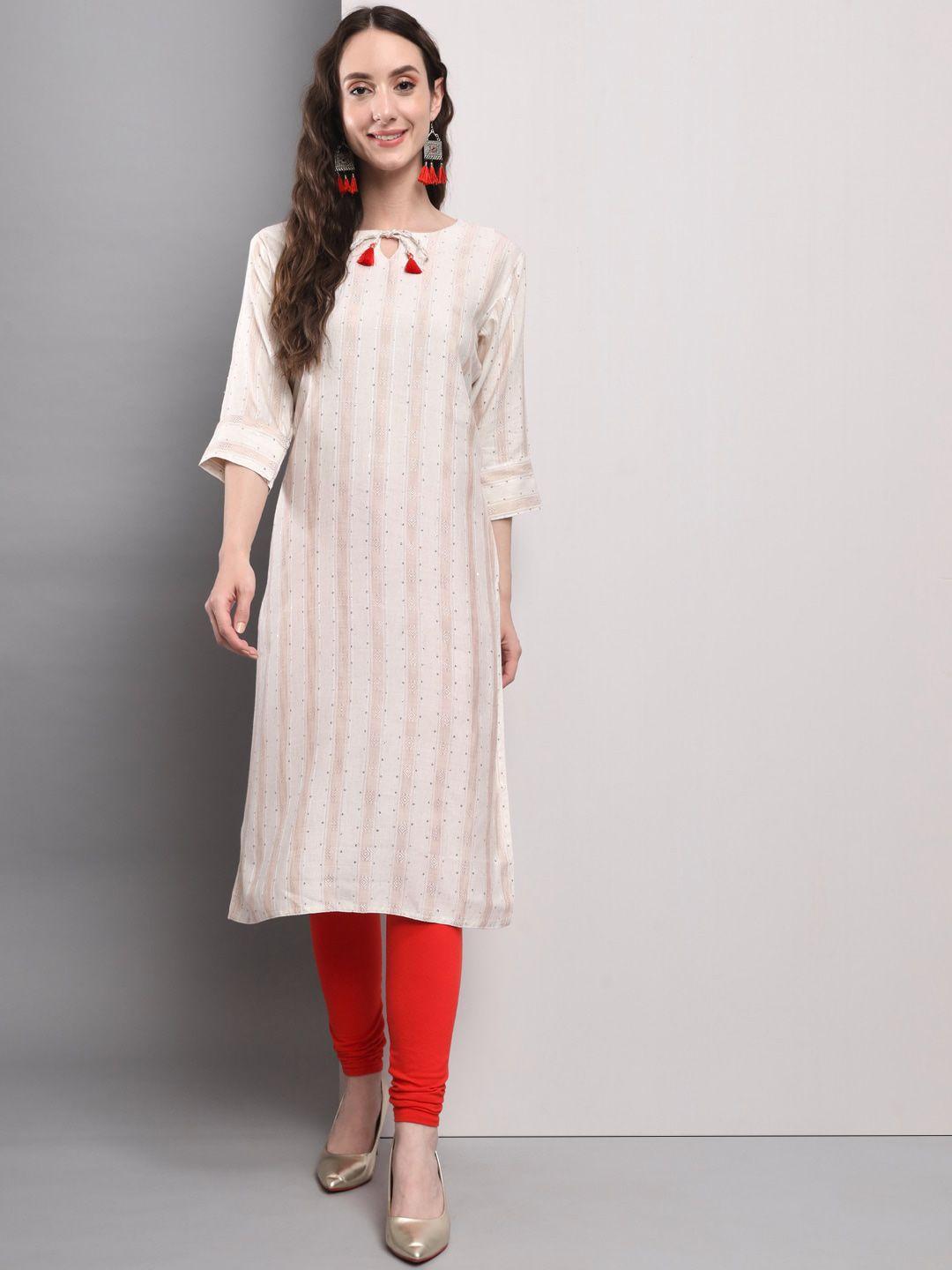 divastri women flared sleeves thread work floral kurta