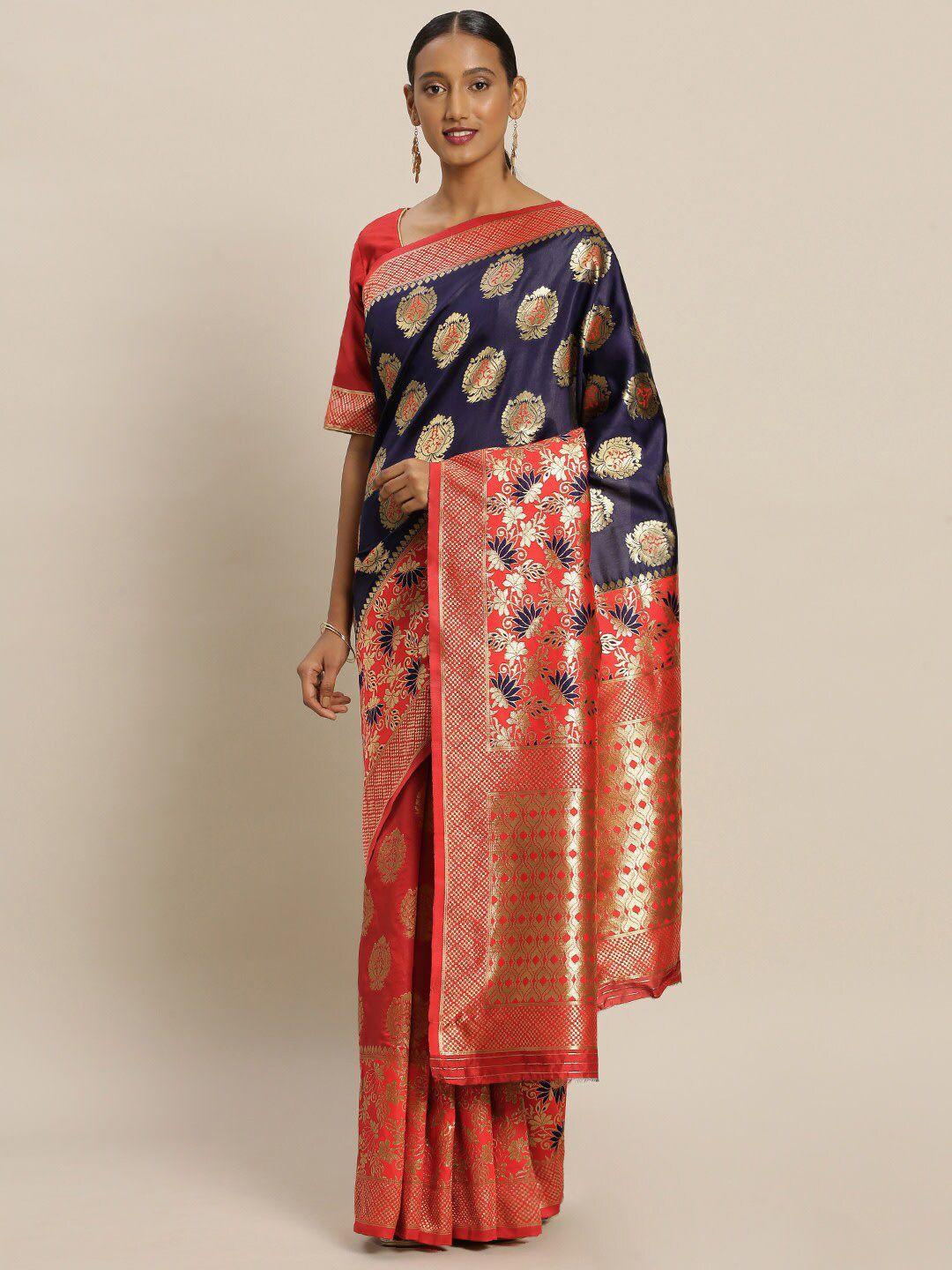 divastri woven design zari banarasi saree