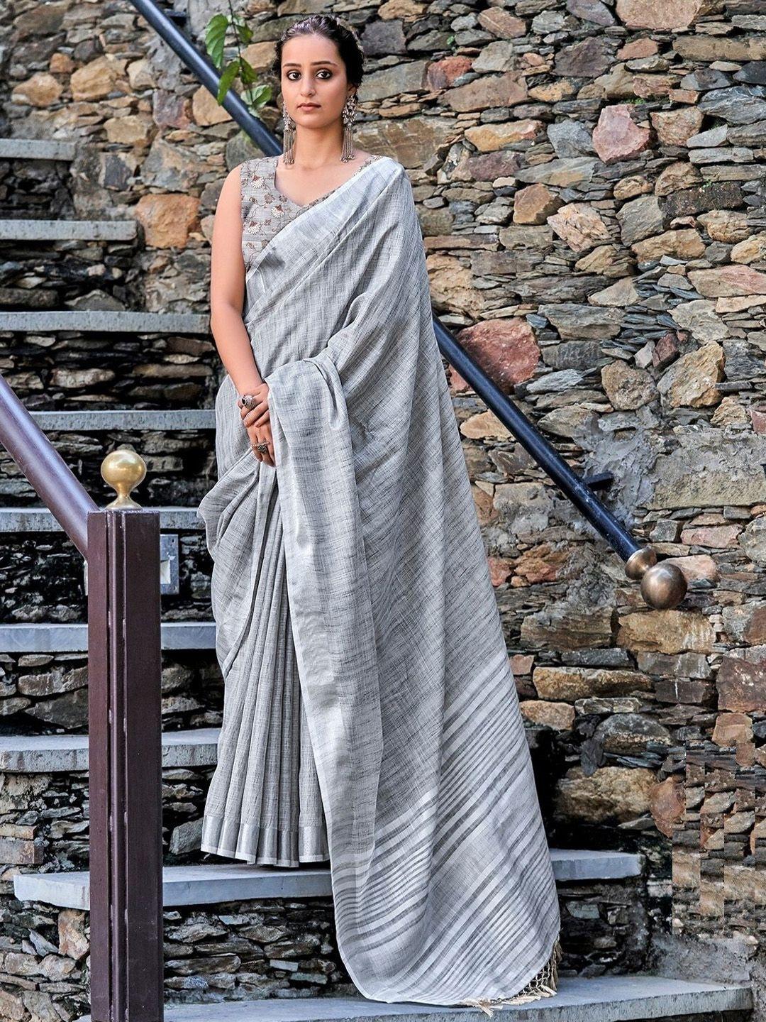 divastri zari khadi saree