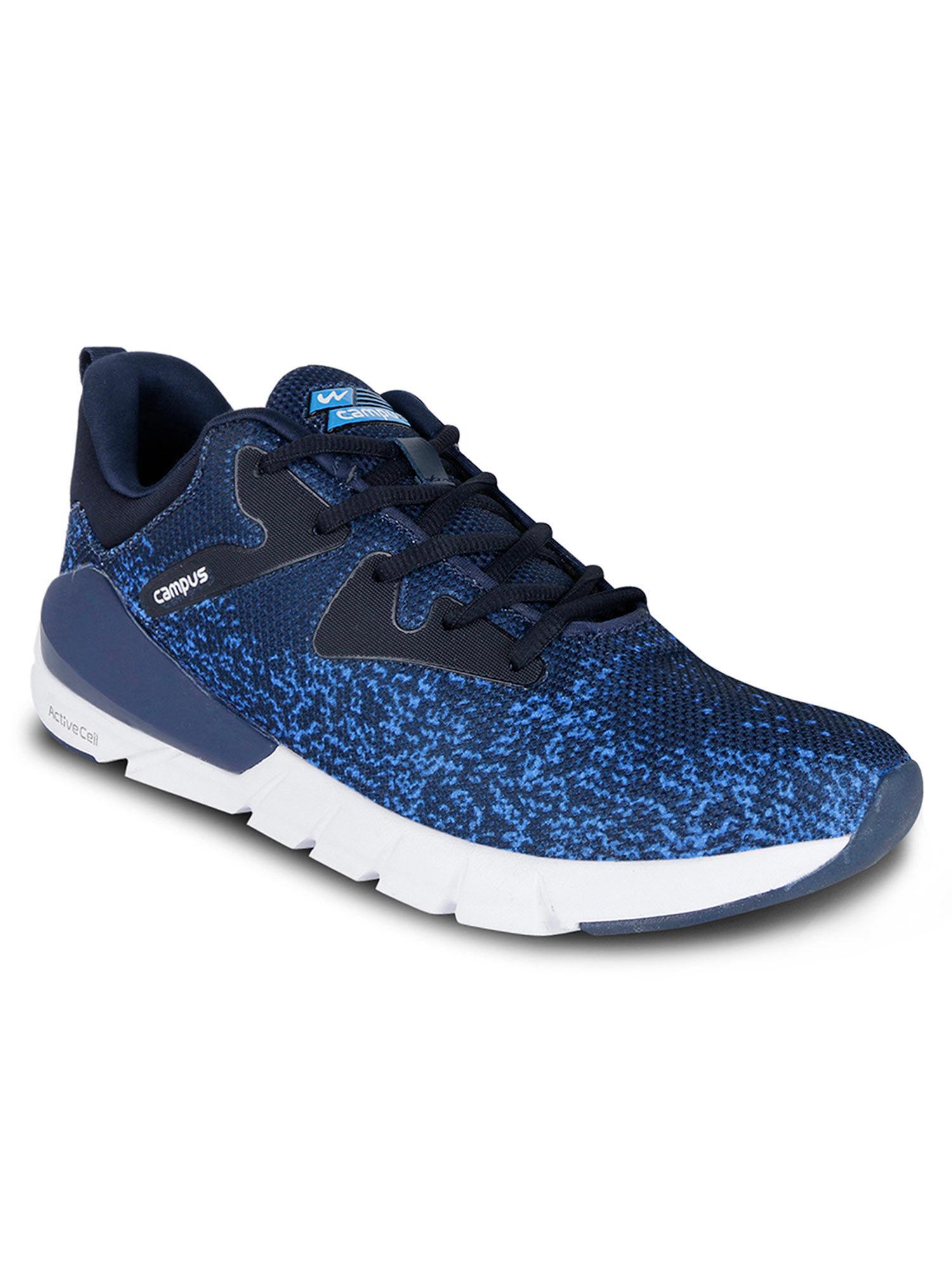 dive blue running shoes for men