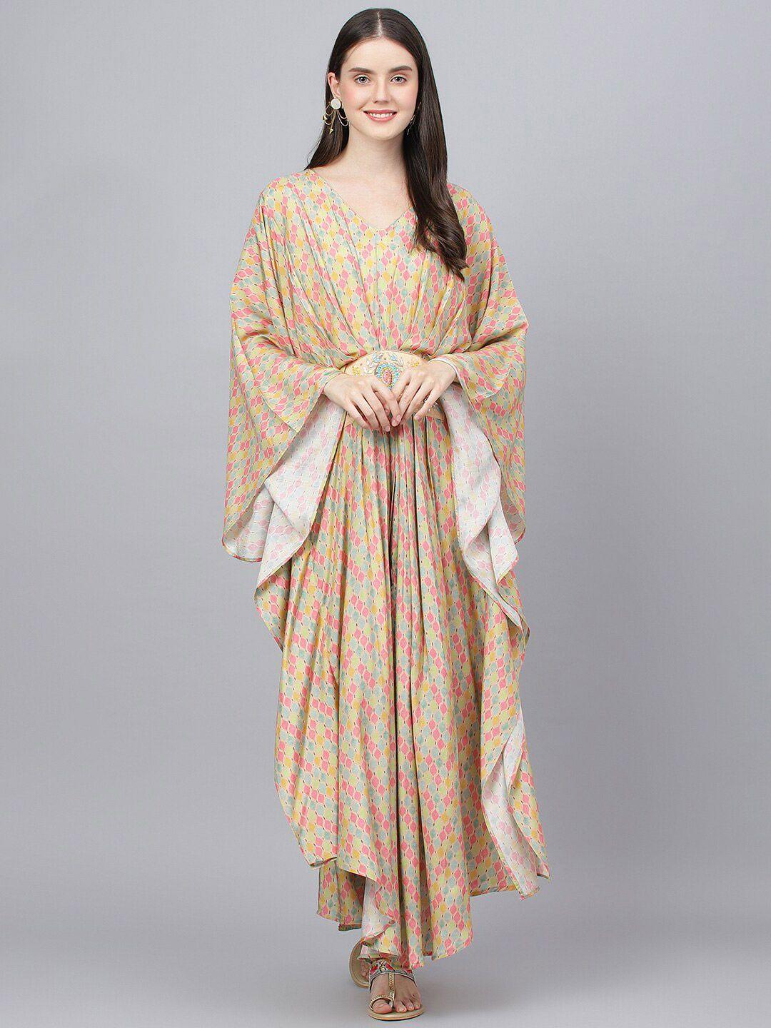 divena satin kaftan maxi dress