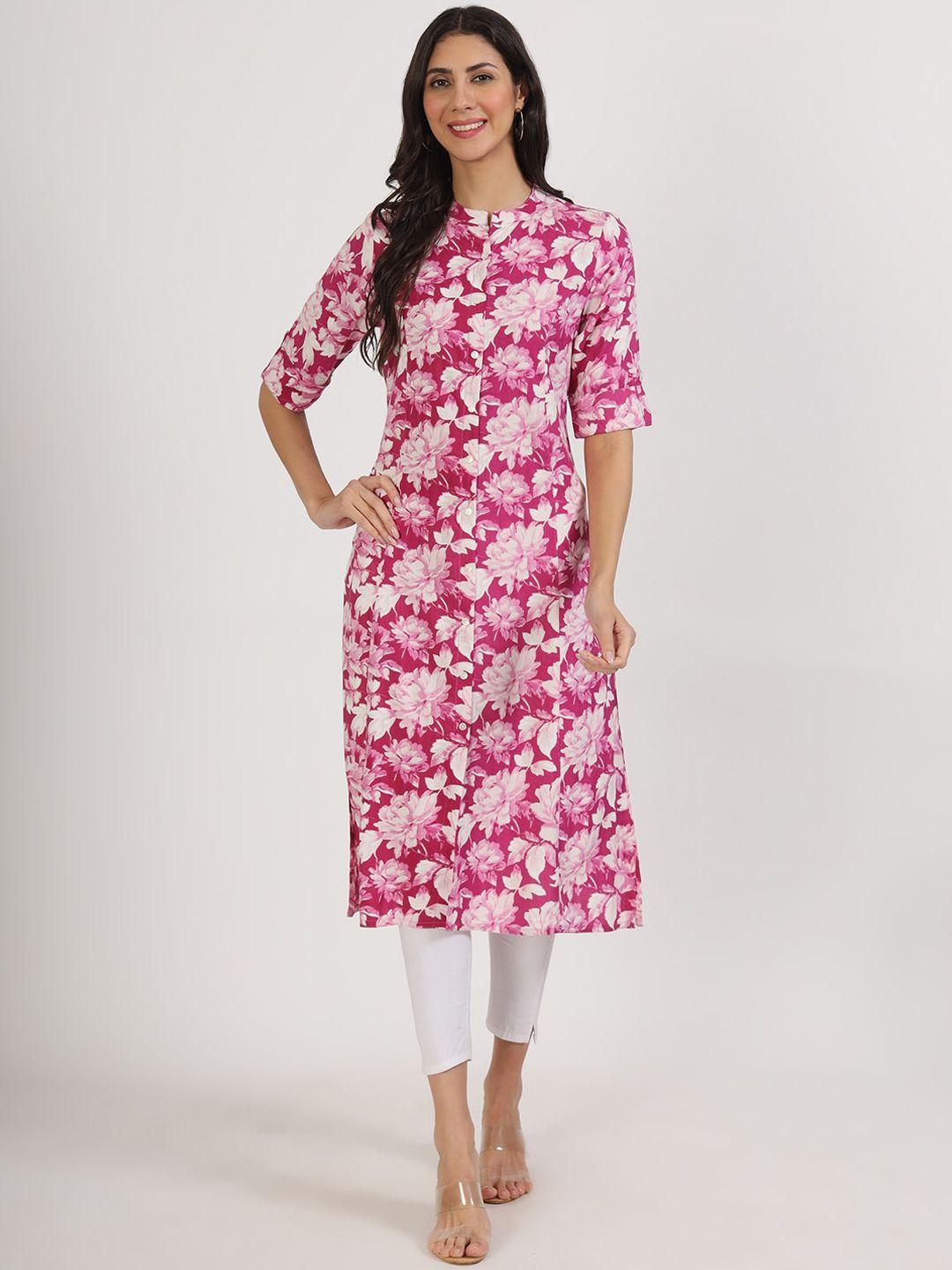 divena women floral printed sequinned kurta