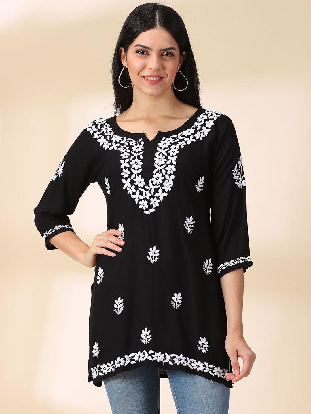 divination women black kurta