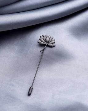 divine lotus lapel pin