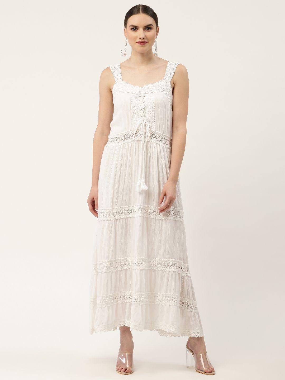 divyank off white cotton maxi dress