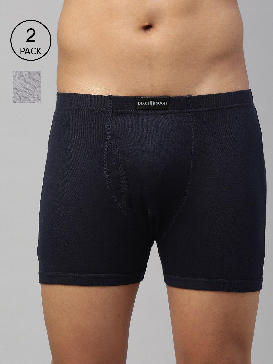 dixcy scott maximus men pack of 2 solid cotton trunks maxt-002-dynamic trunk