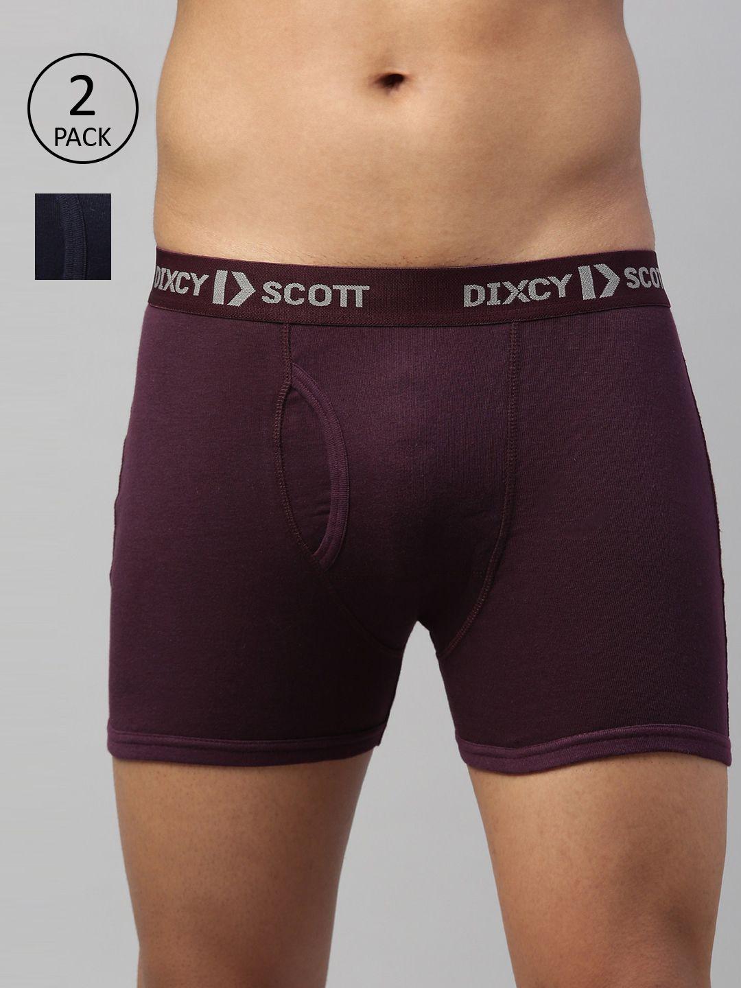 dixcy scott maximus men pack of 2 solid trunks maxt-003-kinetic trunk-p2