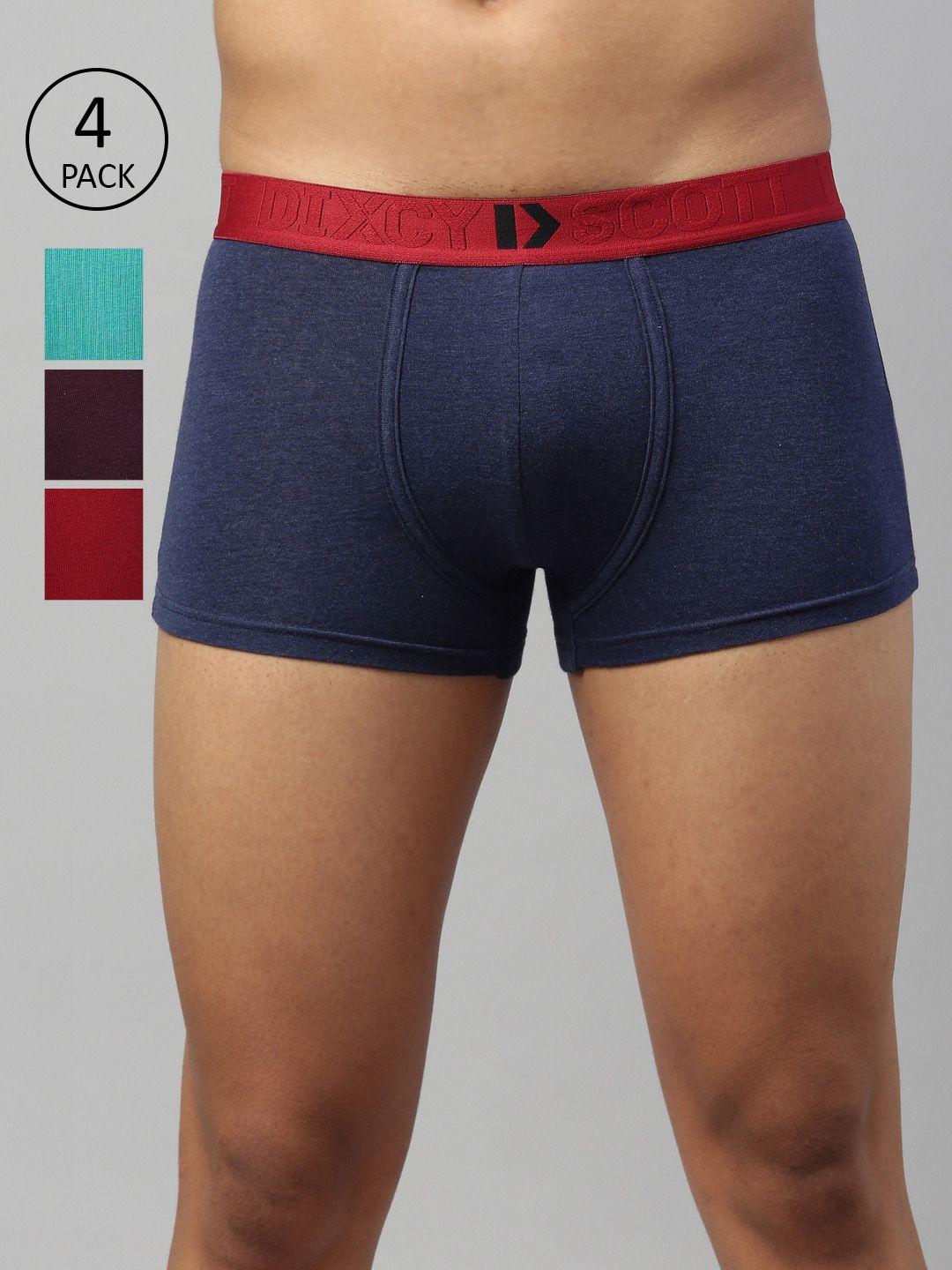 dixcy scott maximus men pack of 4 assorted trunks