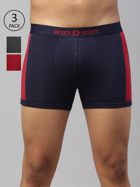 dixcy scott maximus multi regular fit trunks - pack of 3