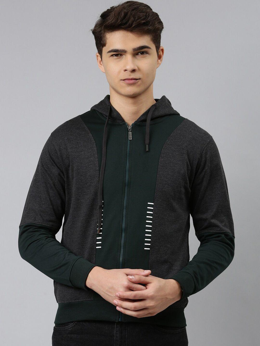 dixcy scott men  colourblocked fleece sporty jacket