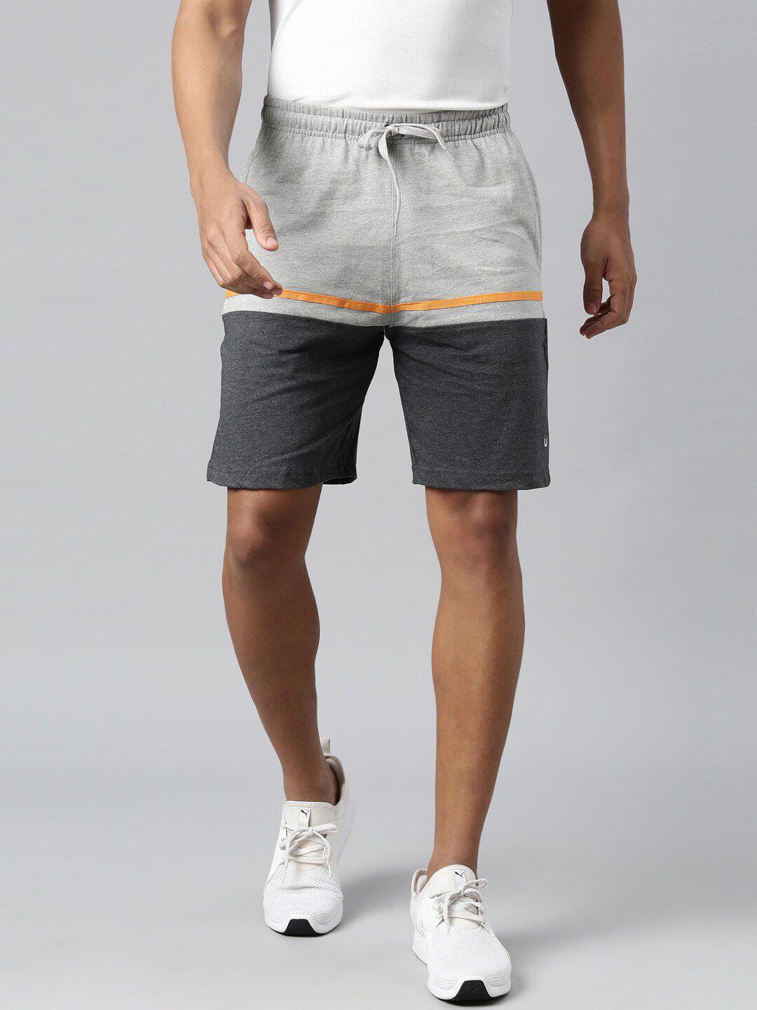 dixcy scott men colourblocked cotton shorts