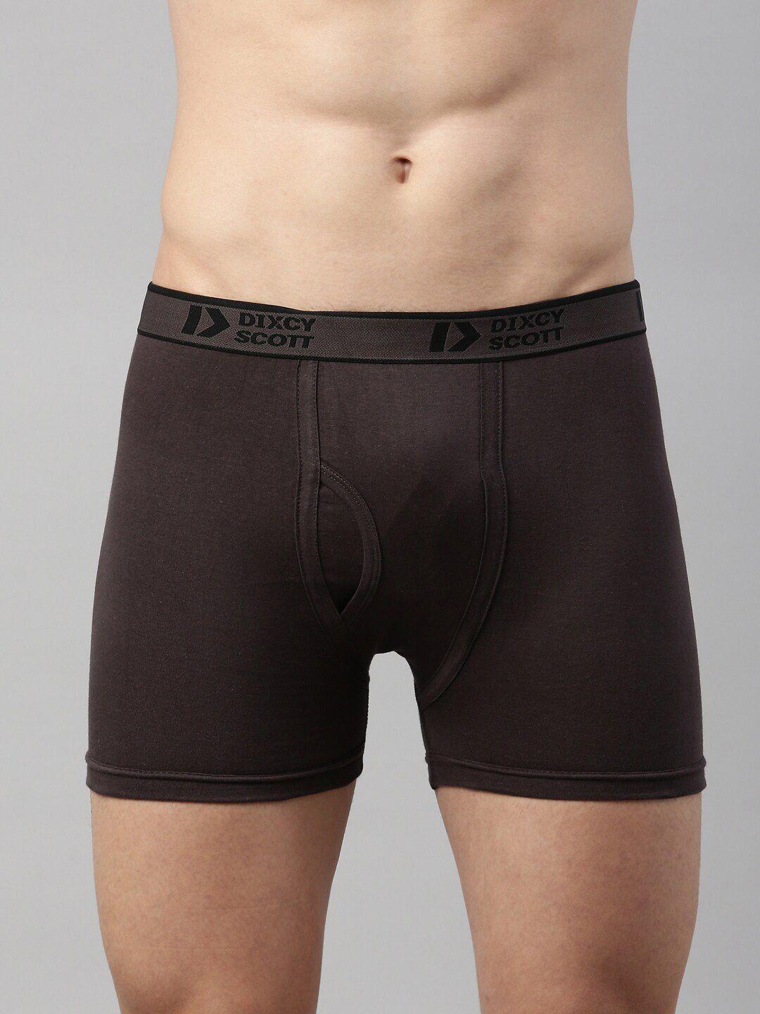 dixcy scott men grey solid trunk dso-cross trunk-p1