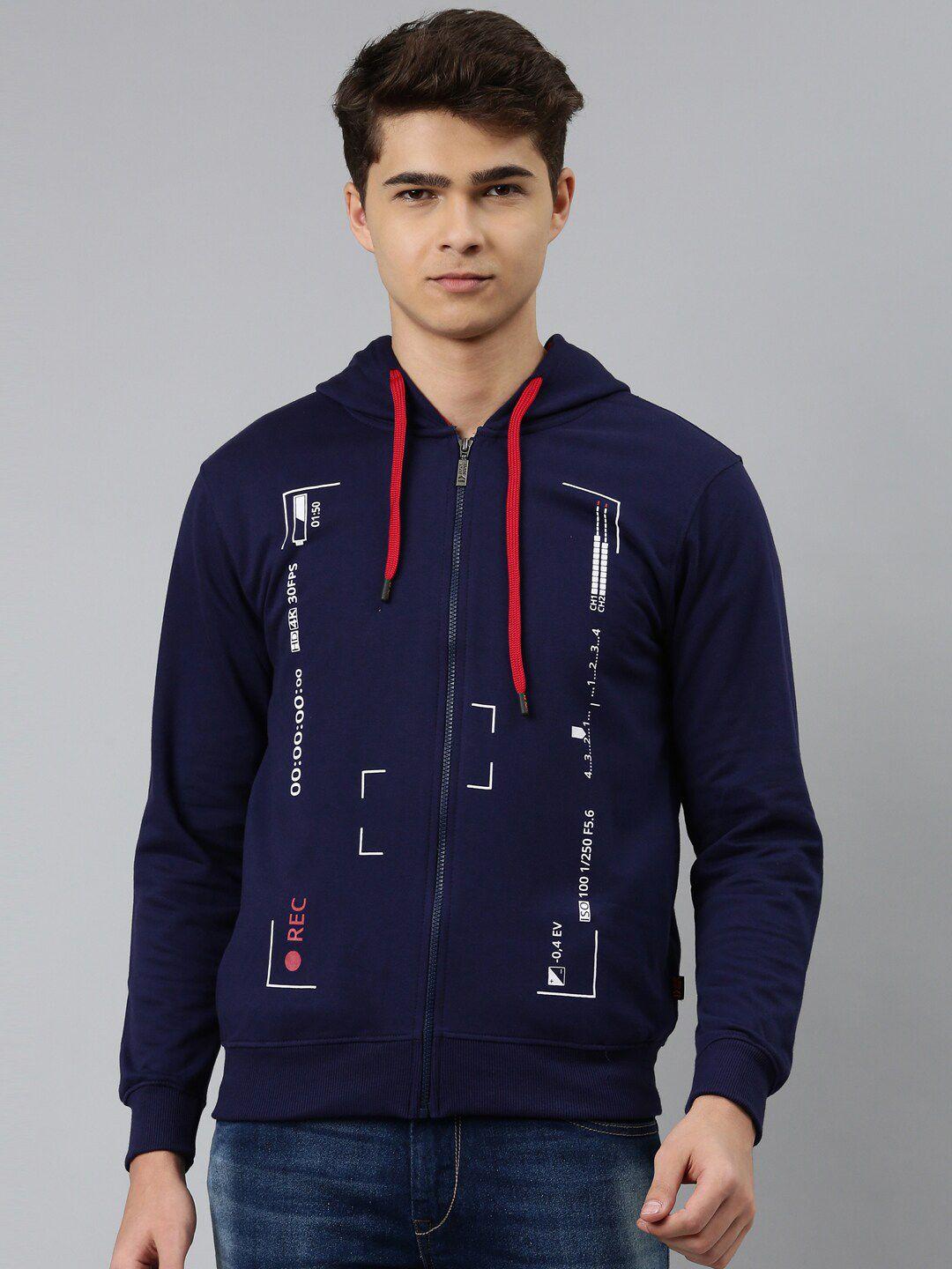 dixcy scott men typography fleece sporty jacket