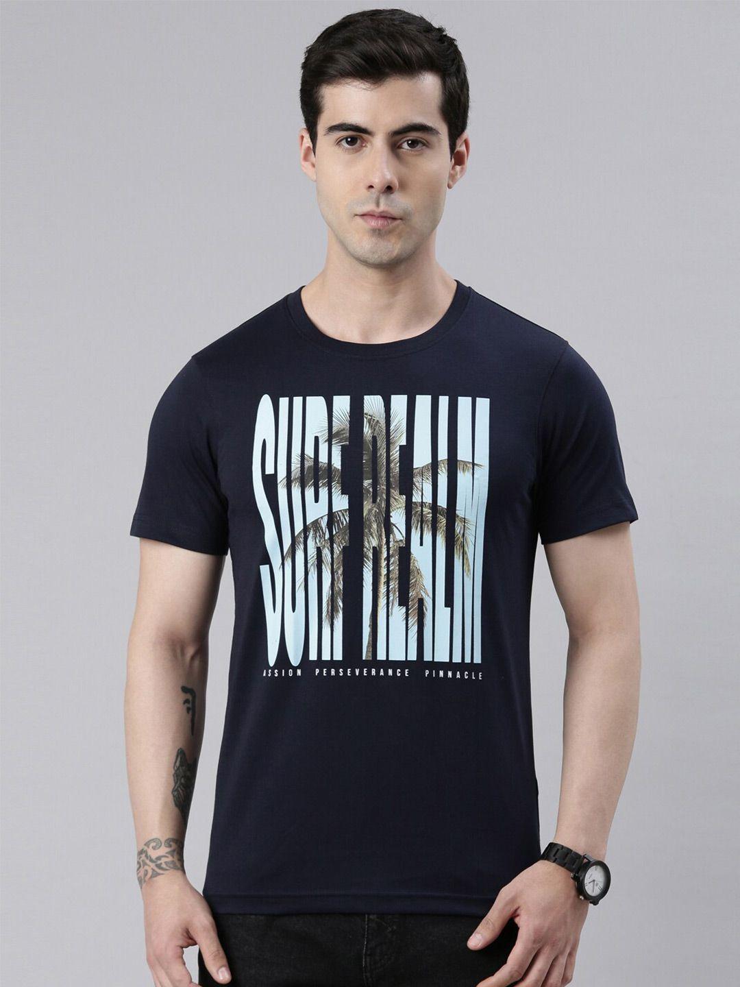 dixcy scott typography printed cotton t-shirt