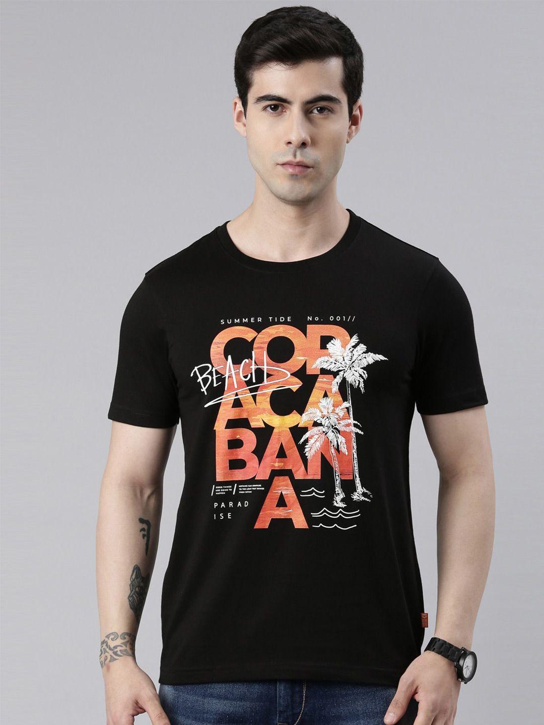 dixcy scott typography printed cotton t-shirt