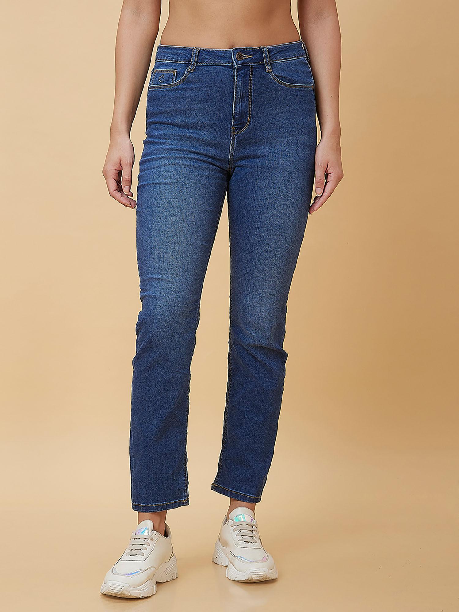 dk wash slim straight fit women jeans