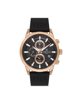 dk.1.13290-3 chronograph watch with leather straps