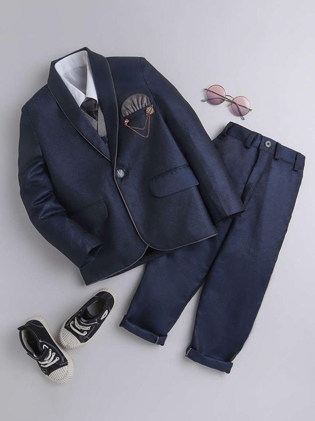 dkgf fashion boys single-breasted 5 piece suit