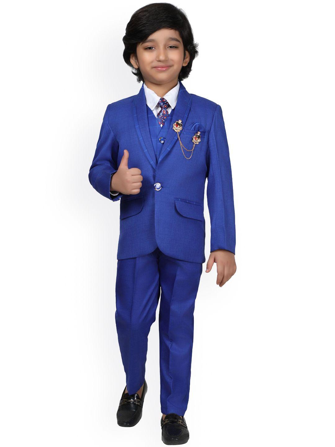 dkgf fashion boys single-breasted 5-piece suit