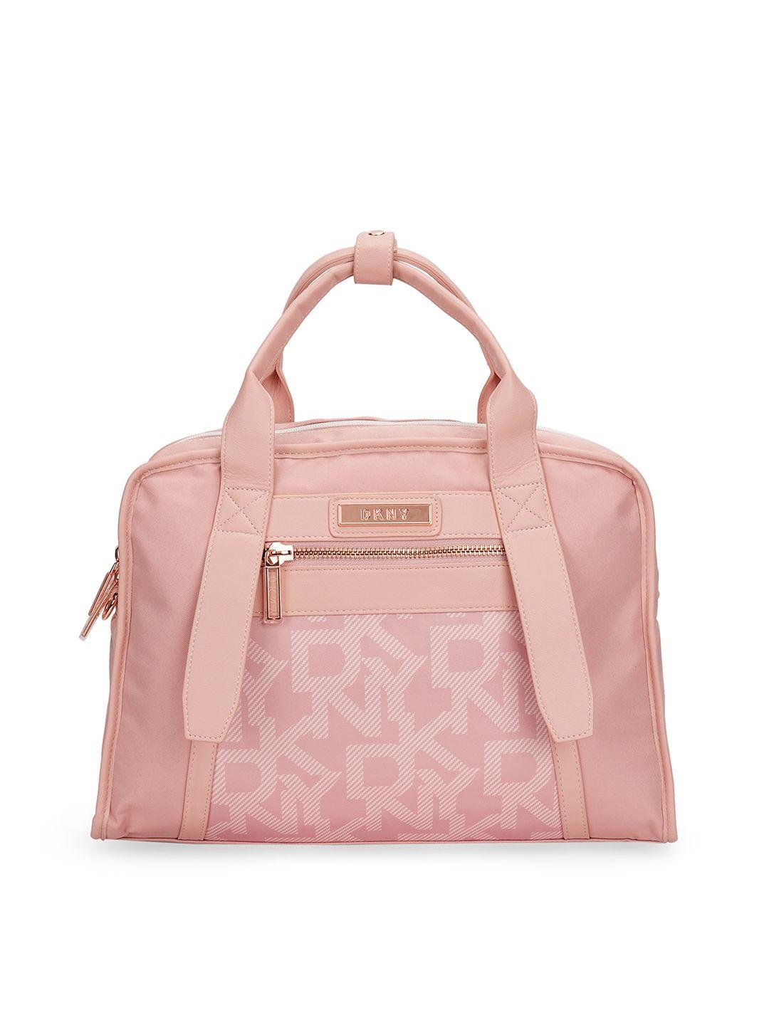 dkny after hours printed structured handheld bag