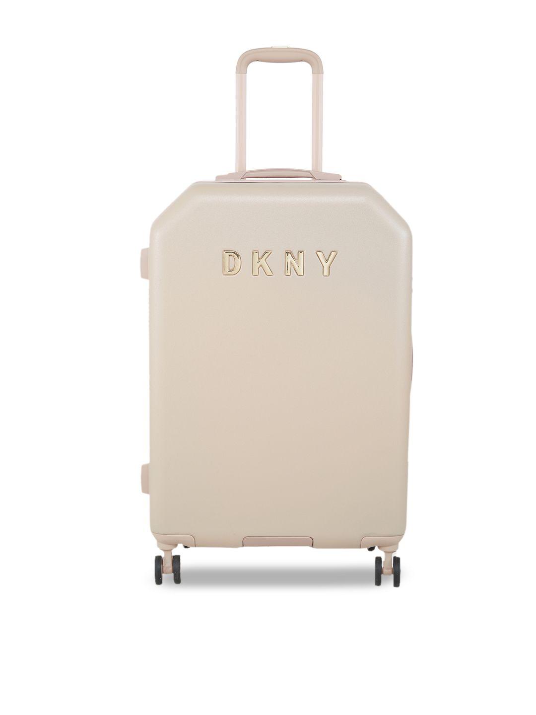 dkny allore  range champagne hard medium suitcase