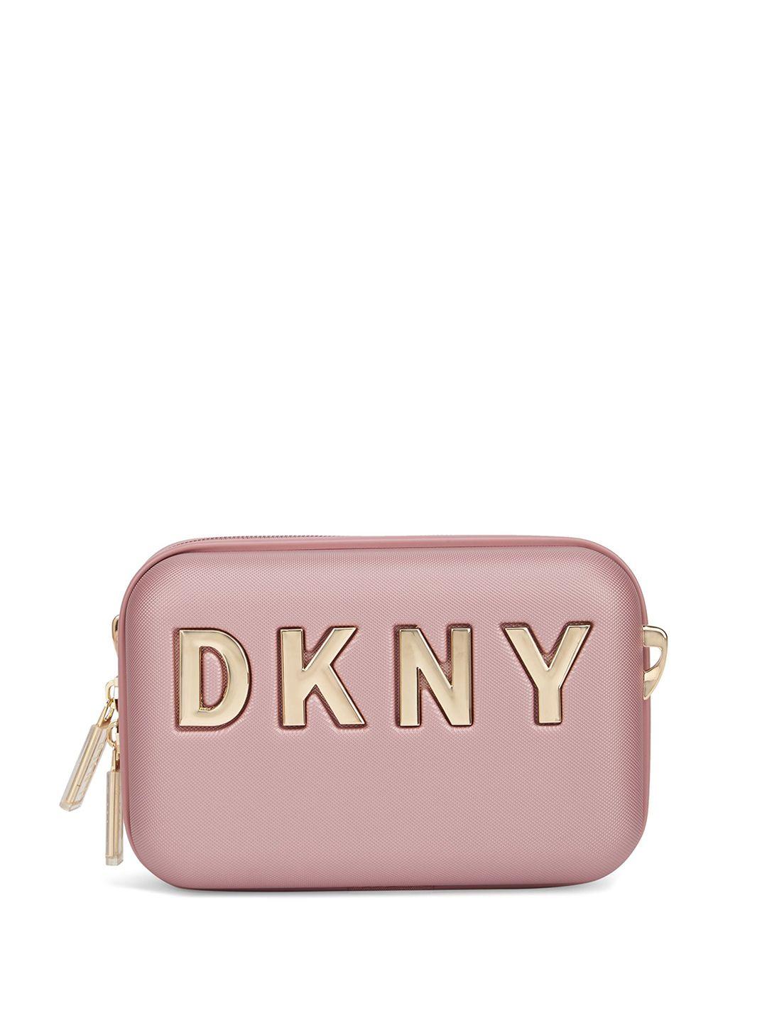dkny allure vintage abs hard beauty case makeup pouch