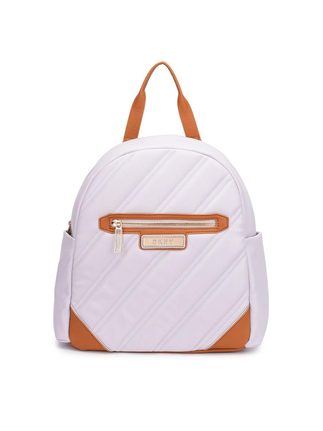 dkny bias polyester material soft backpack