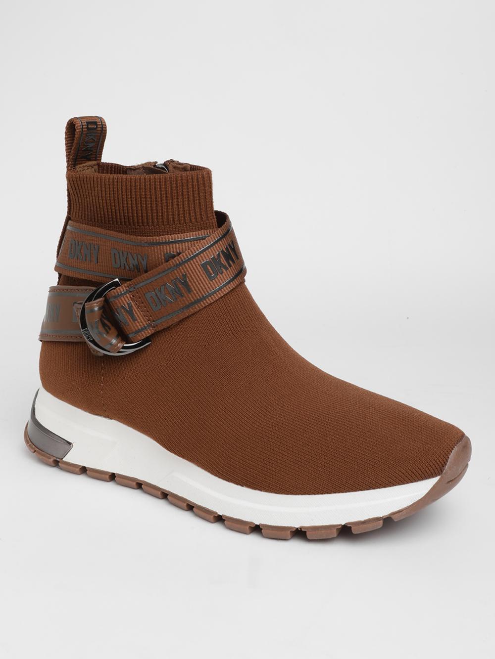 dkny brown miley - slip on sneakers