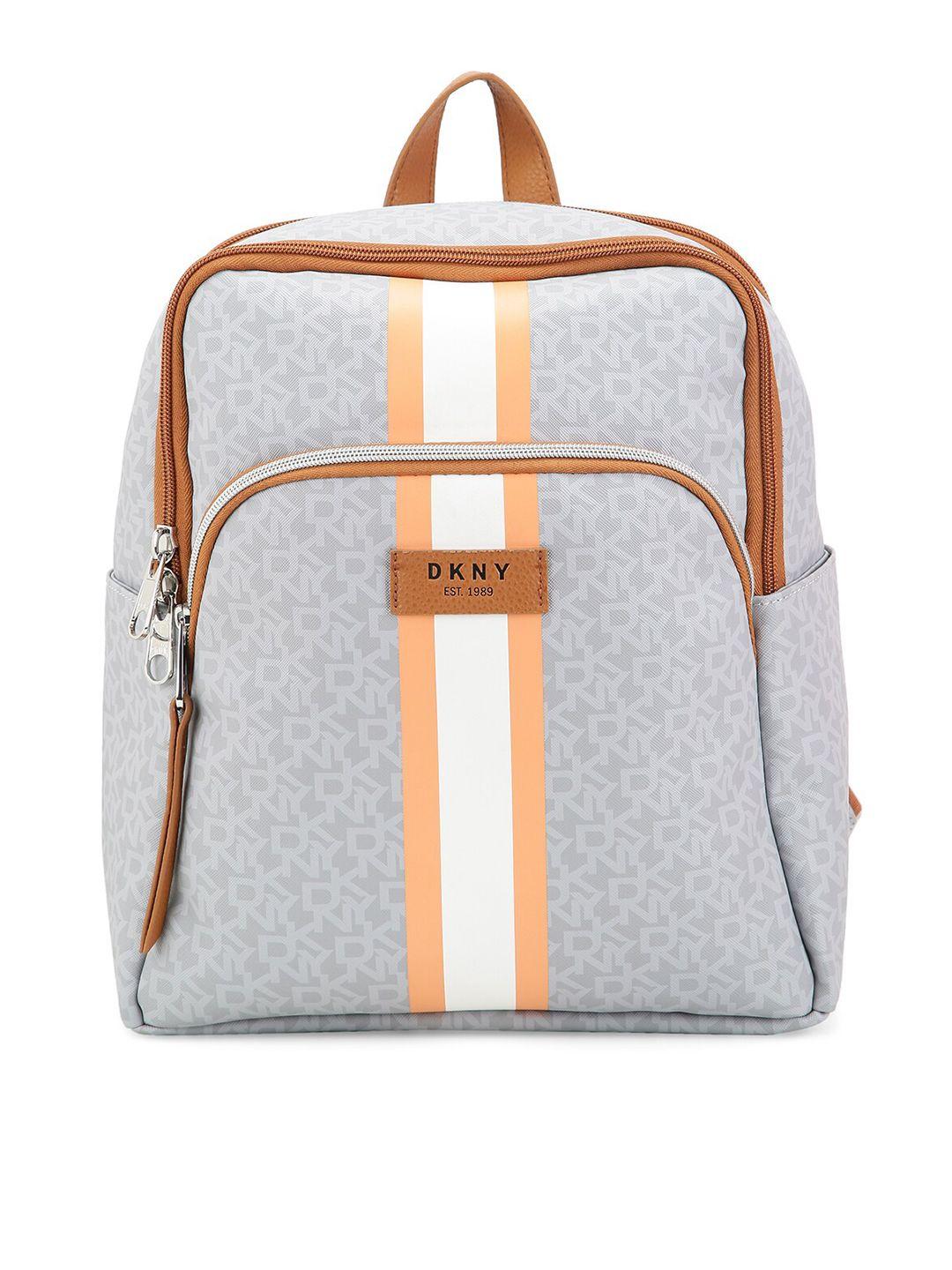 dkny graphic printed backpack