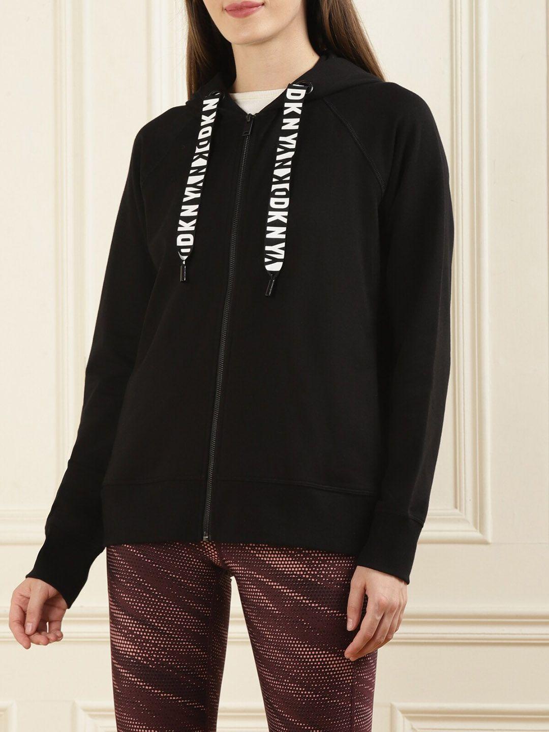 dkny typography printed longline tailored jacket