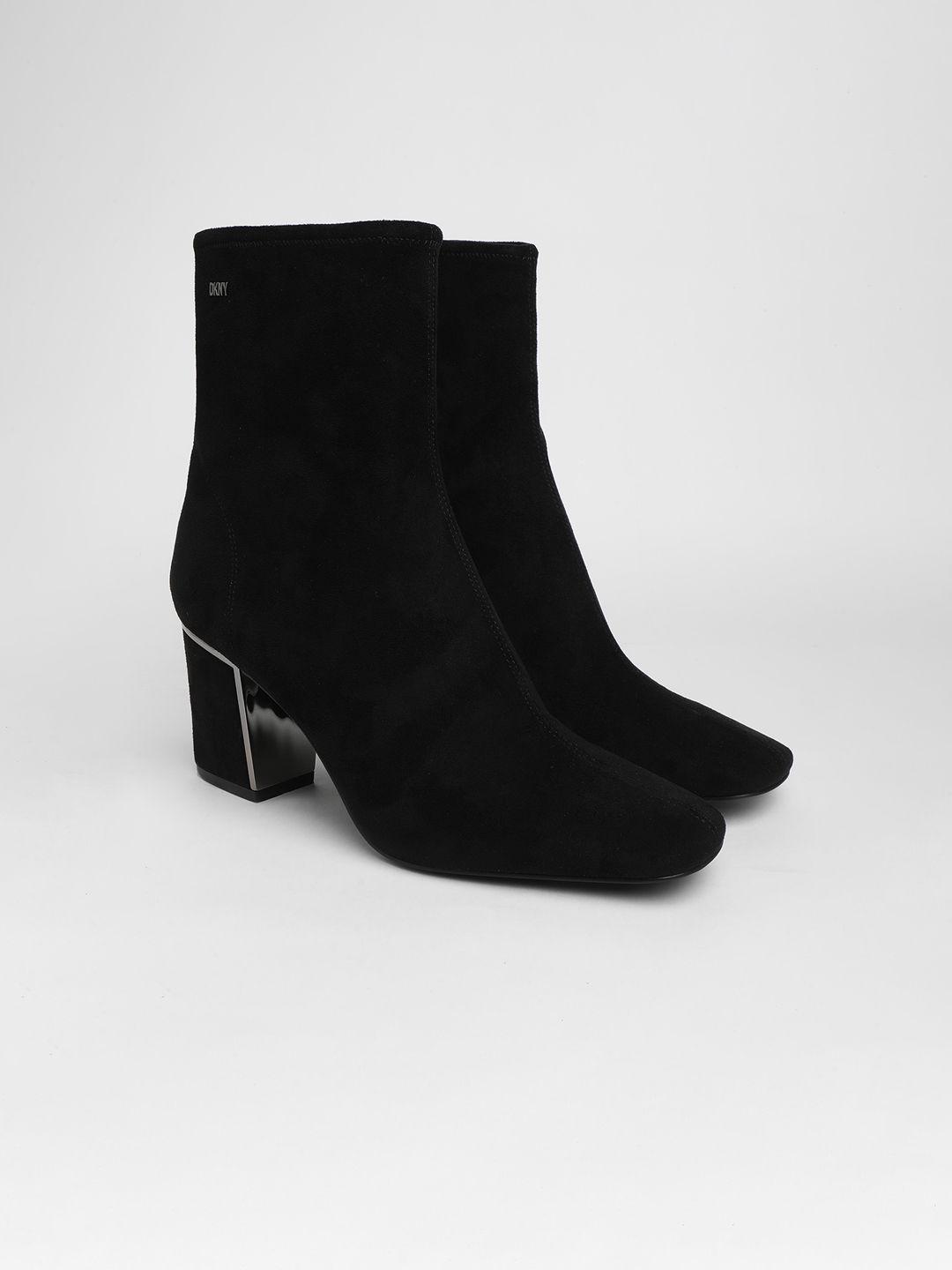 dkny women block-heeled chelsea boots
