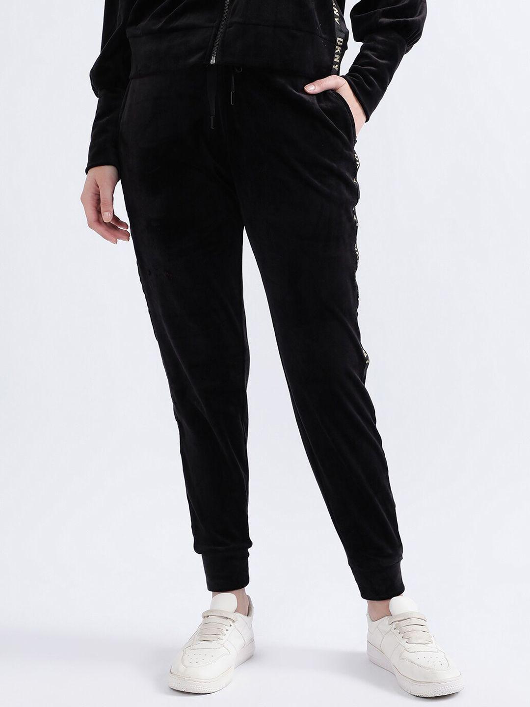 dkny women side tapered joggers