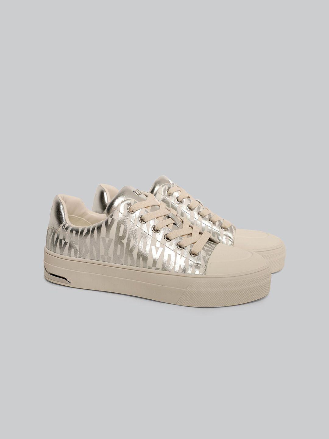 dkny women textured comfort insole lace-up sneakers
