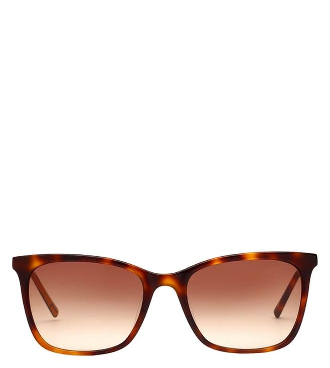 dkny 500 240 54 s brown uv protection square sunglasses for women