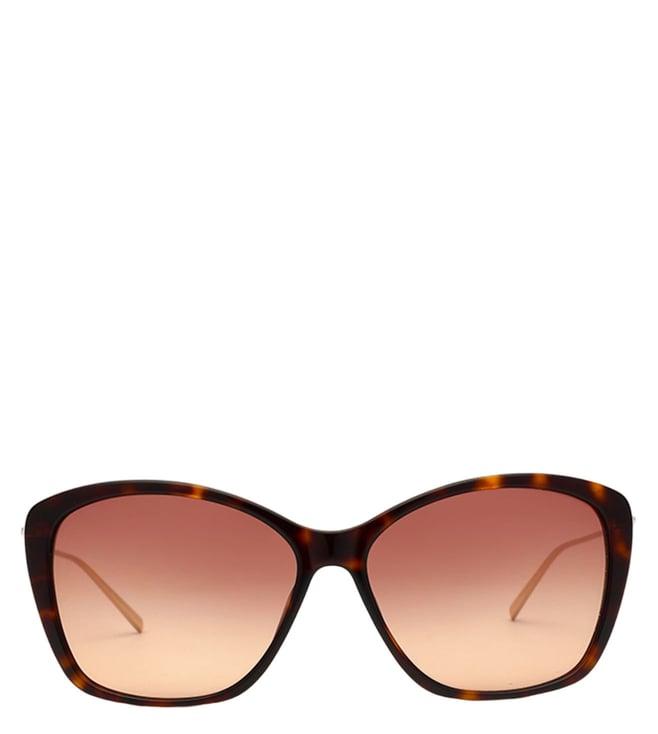 dkny 702 237 57 s brown uv protection butterfly sunglasses for women