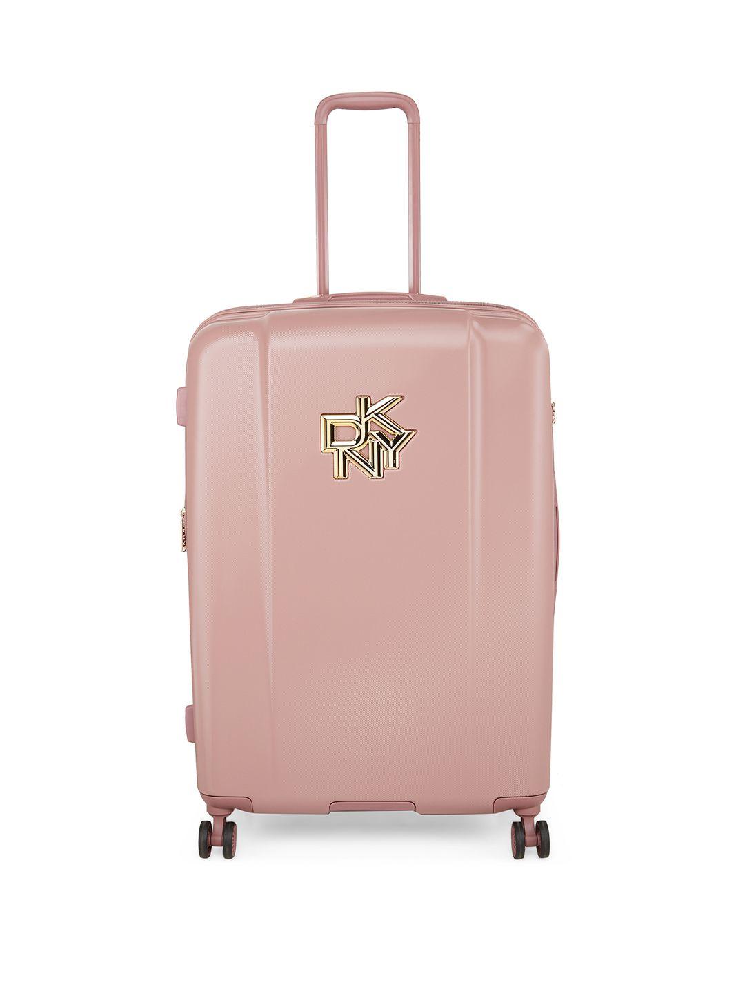 dkny alias rose pink large size trolley bag