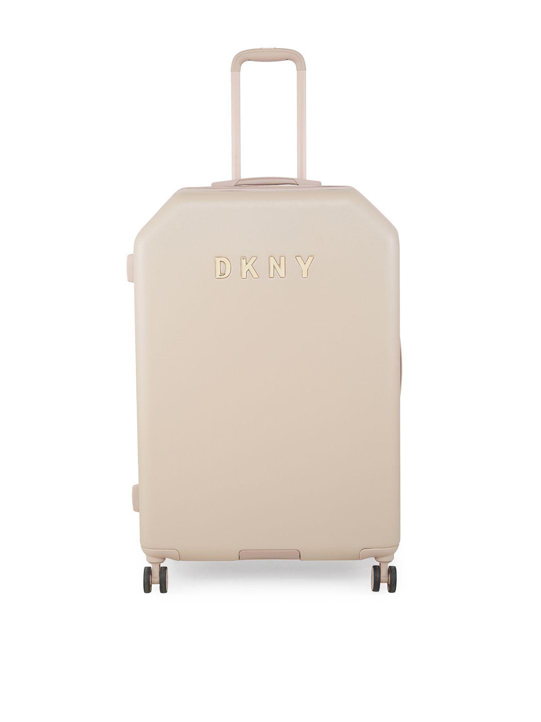 dkny allore  range champagne hard large suitcase