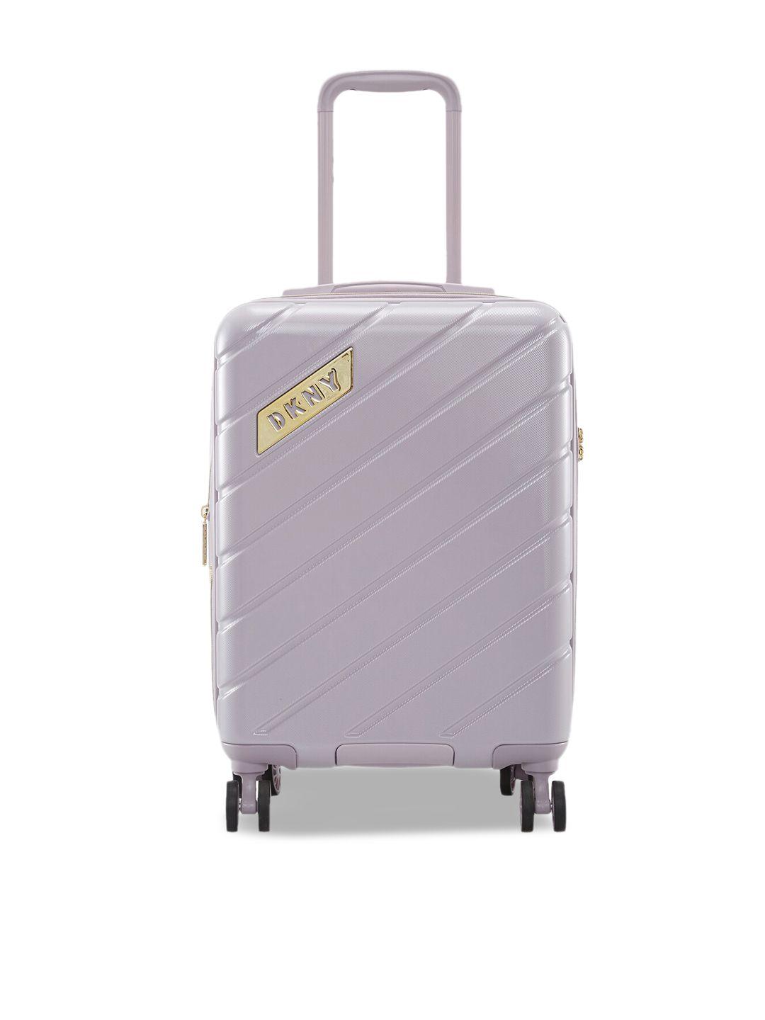 dkny bias abs material hard 20" cabin size trolley