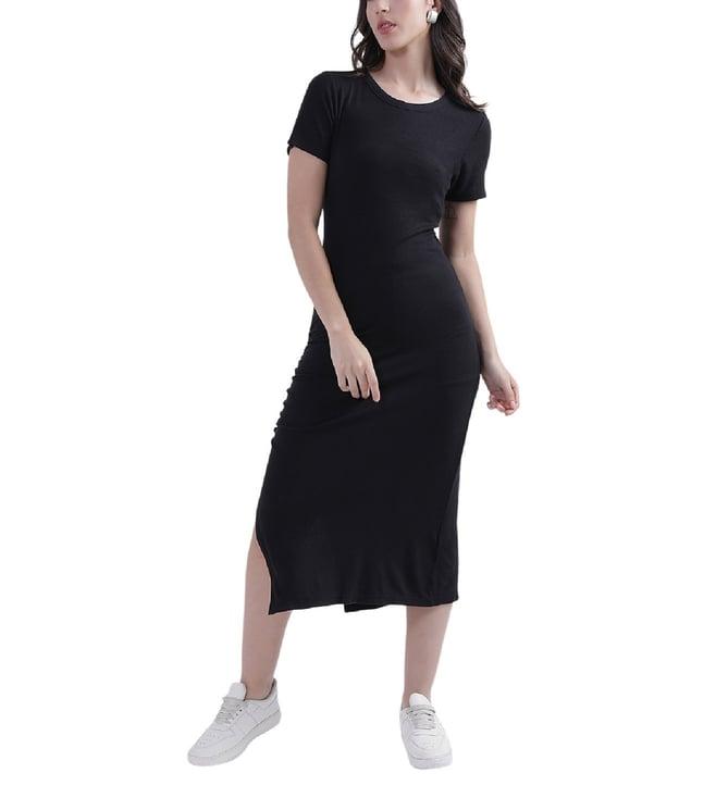 dkny black fashion regular fit dress