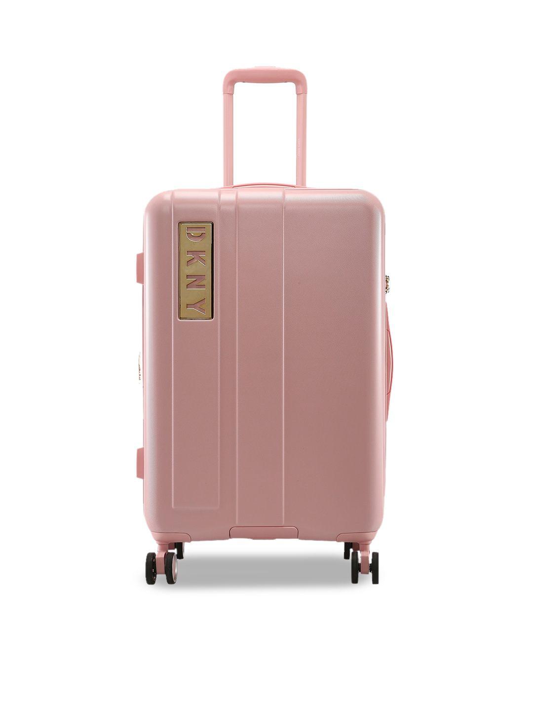 dkny city block hard-sided medium trolley suitcase